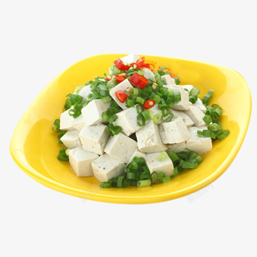 黄色盘子里的美食豆腐png免抠素材_88icon https://88icon.com tofu 家常菜 小葱豆腐 盘子 美食 葱 豆腐 食物 餐饮 饭店 黄色碟子