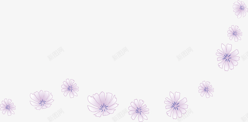 紫色梦幻漂浮花朵png免抠素材_88icon https://88icon.com 春天 春季 春日 植物 漂浮花朵 鲜花