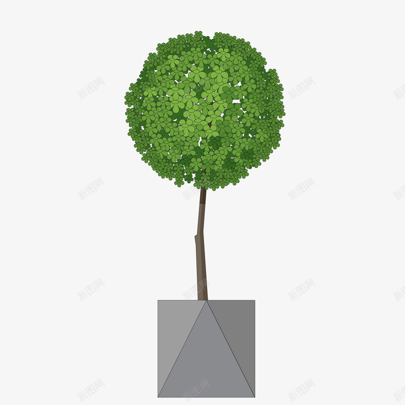 办公室的装饰植物矢量图ai免抠素材_88icon https://88icon.com 办公室 小树 有氧 植物 盆栽 绿色 矢量图