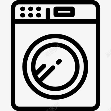 大容量洗衣机洗衣机图标图标
