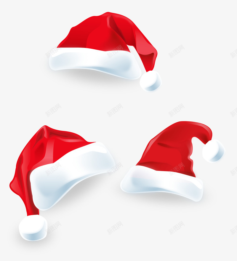 手绘写实圣诞老人帽子png免抠素材_88icon https://88icon.com 写实 圣诞帽 圣诞老人 帽子 手绘 红色
