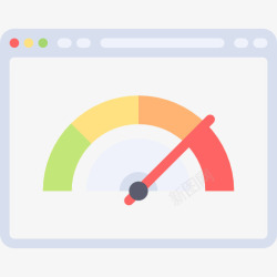 网络速度车速表图标高清图片