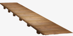 木板组成的桥素材