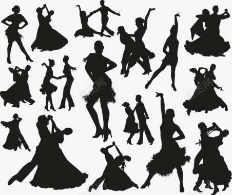 激情宣传海报跳踢踏舞的演员简易黑白装饰画图标图标