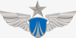 背景飞机空军站空军图标logo高清图片
