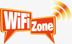 WiFi无线网络标签素材