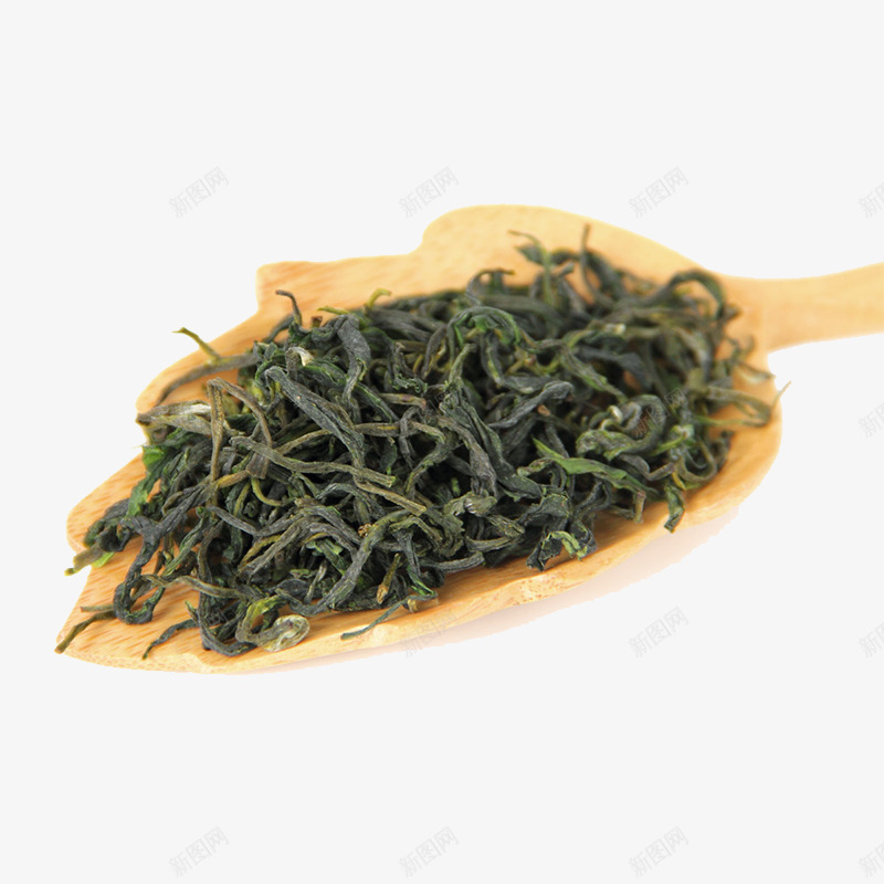 一勺绿茶叶png免抠素材_88icon https://88icon.com 产品实物 免费png素材 绿色 绿茶叶 茶