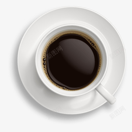 咖啡俯瞰png免抠素材_88icon https://88icon.com 咖啡 咖啡杯 杯子 白色杯子 白色盘子 苦咖啡 陶瓷杯子 陶瓷盘子 黑咖啡