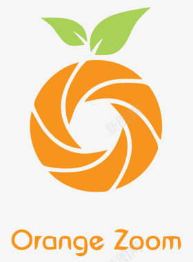 适量橘子logo矢量图图标图标