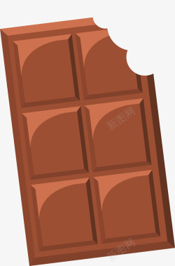 高脂肪食物卡通巧克力零食高清图片