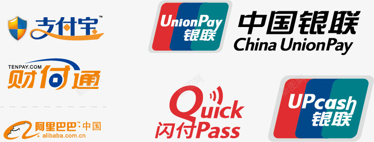 中国银联在线支付平台图标图标
