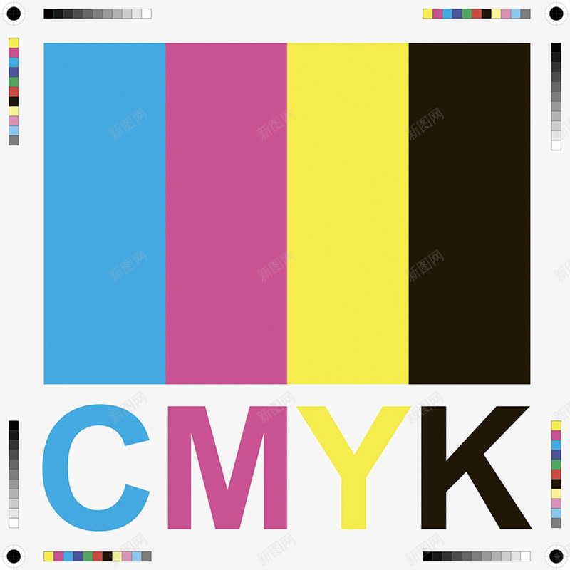 CMYK菜单png免抠素材_88icon https://88icon.com CMYK 色彩条 设计菜单