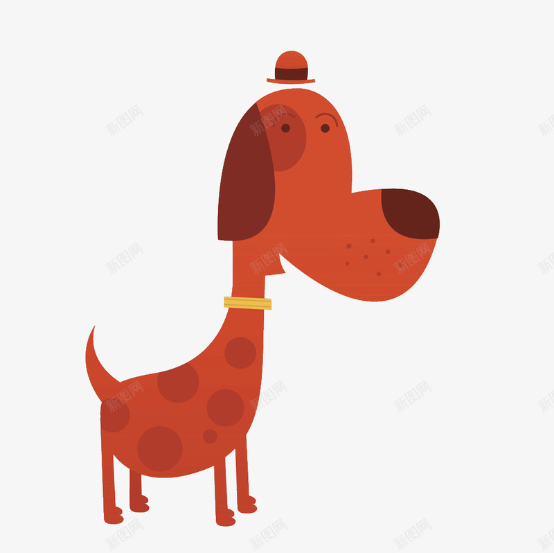 可爱狗狗犬小狗插画png免抠素材_88icon https://88icon.com 卡通小狗 可爱 宠物 小狗 小狗图案 戴帽子的小狗 插画 犬 狗图片素材