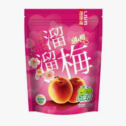 休闲零食溜溜梅蜜饯果脯干话梅素材
