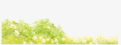 绿色花丛素材