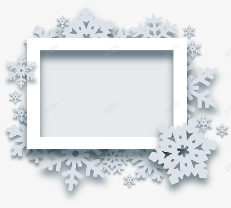 冬季雪花框架png免抠素材_88icon https://88icon.com 冬天 冬天画框 冬季 冬季框架 寒冬 雪花片