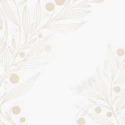 简约红梅树枝米色植物花纹图案高清图片