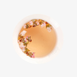 藏茶茶水产品实物清澈桃花茶茶水高清图片