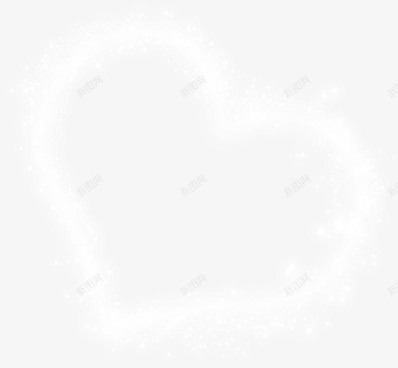 心形星光边框背景七夕情人节png免抠素材_88icon https://88icon.com 七夕 心形 情人节 星光 背景 边框