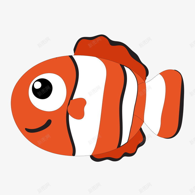 卡通小丑鱼png免抠素材_88icon https://88icon.com joker 动物 卡通 小丑鱼 小丑鱼Q版 海底世界 海洋