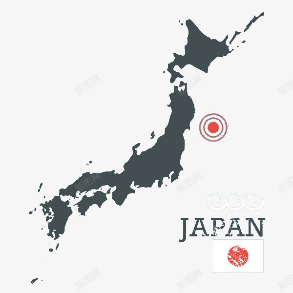 日本地图png免抠素材_88icon https://88icon.com 旅游 日式 日本 日本地图矢量