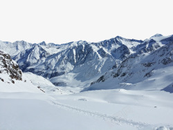 白色雪山冰川雪山高清图片