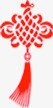 红色中国结吉祥结装饰元素素材