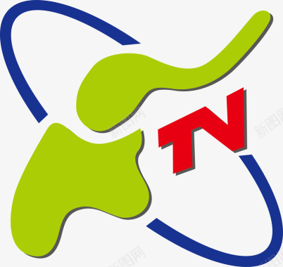 公司logo地方电视台图标矢量图图标