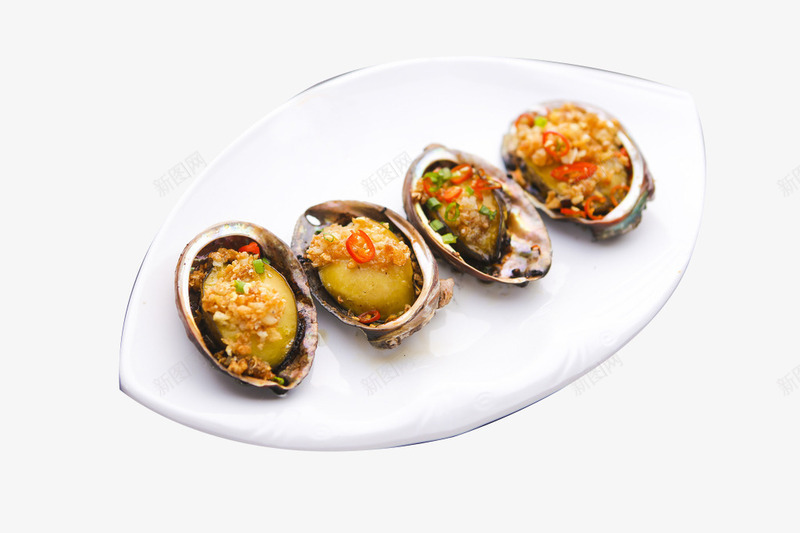 一碟四个烤生蚝png免抠素材_88icon https://88icon.com 一碟 四个 海鲜 烤生蚝 碟子