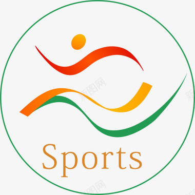 体育线条户外运动logo图标图标