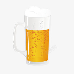 透明杯子插画灰色圆弧啤酒元素矢量图高清图片
