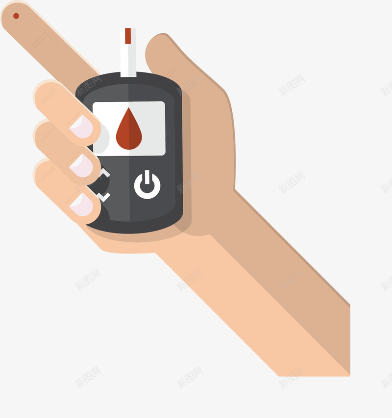 采集血样测量指标矢量图ai免抠素材_88icon https://88icon.com 慢病管理 测量 测量指标 矢量png 采血 采集血样 矢量图