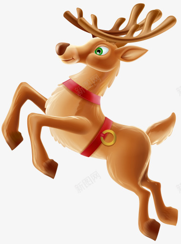 卡通圣诞麋鹿png免抠素材_88icon https://88icon.com 卡通 圣诞 圣诞素材 麋鹿 麋鹿图片