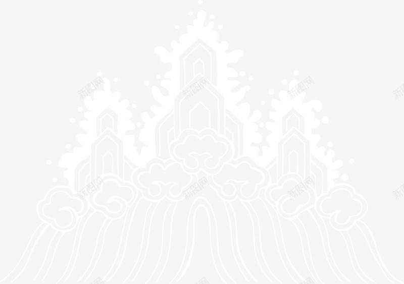 创意海浪水纹背景装饰png免抠素材_88icon https://88icon.com 创意海浪 古典水纹 水纹 背景装饰