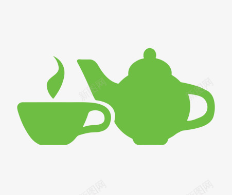 茶壶图案文件图标图标