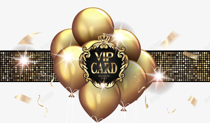 炫酷金色VIP卡片矢量图eps免抠素材_88icon https://88icon.com VIP卡片 卡片素材 炫酷VIP卡片 矢量VIP卡片 金色VIP 矢量图