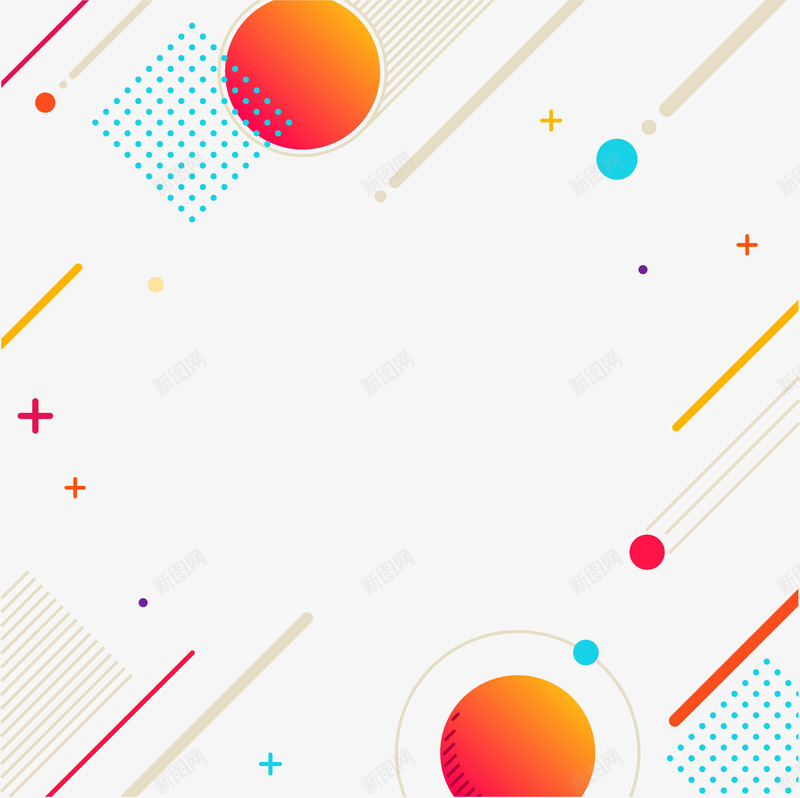 手绘形状装饰图案矢量图ai免抠素材_88icon https://88icon.com 几何形状 几何装饰图形装饰图案手绘形状 孟菲斯风格 时尚线条装饰图案 波普 矢量图