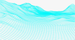 动感粒子背景手绘几何曲线装饰图案矢量图高清图片