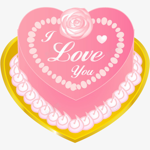 卡通生日蛋糕iloveyoupng免抠素材_88icon https://88icon.com love you 卡通 生日 蛋糕