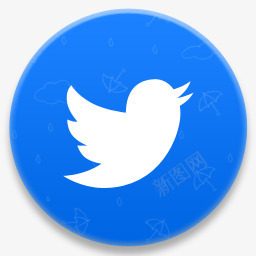 网络社会社会化媒体捻线机推特蓝图标图标