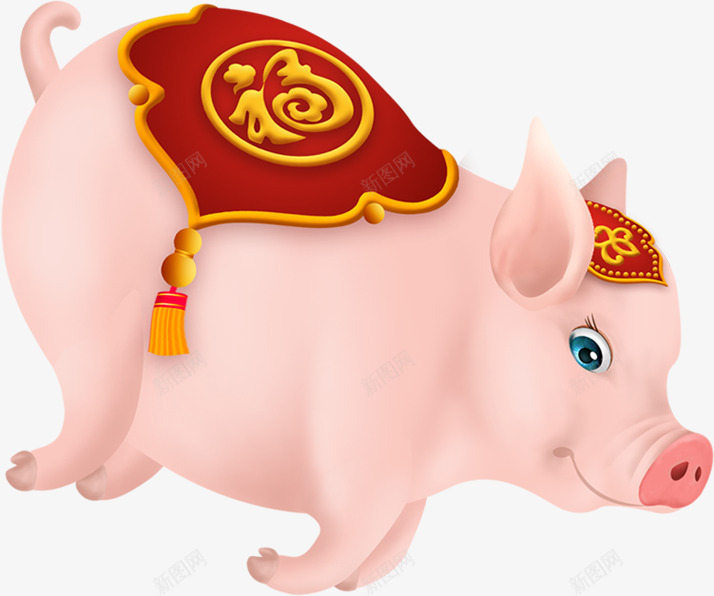 2019新年猪装饰png免抠素材_88icon https://88icon.com 2019 C4D卡通猪 卡通可爱小猪 小猪 新年 新年猪 猪年
