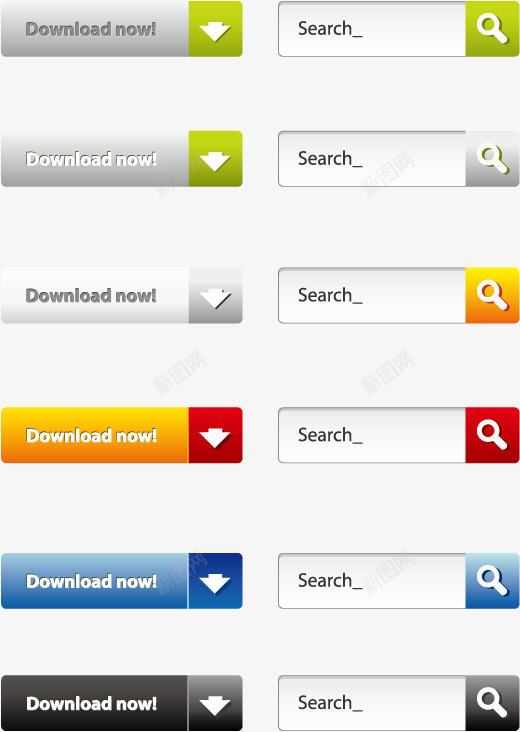 UI按钮搜索栏png免抠素材_88icon https://88icon.com UI 下载 按钮 搜索栏 网页设计