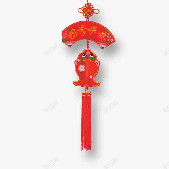 挂饰png免抠素材_88icon https://88icon.com 中国结 中国风 吉祥挂件 挂饰 红绳 装饰饰品