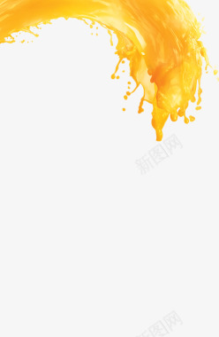 黄色果汁图标图标