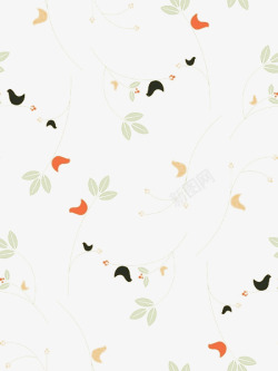 小碎花图案元素素材