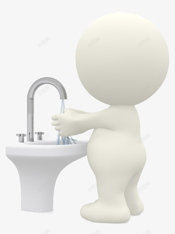 清洗小手png免抠素材_88icon https://88icon.com 卡通手绘 手拿抹布 打扫 洗手 清洁 清理