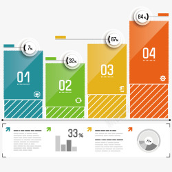 矢量展示图表艺术数据统计表格高清图片