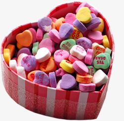 爱心糖果盒免抠素材一盒糖果高清图片