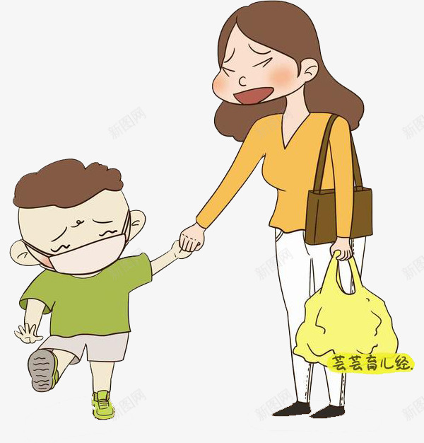 妈妈牵着戴口罩的小孩png免抠素材_88icon https://88icon.com 卡通 卫生 口罩 安全 带口罩的人 手绘 过滤 阻碍 预防