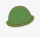 可爱绿色帽子png免抠素材_88icon https://88icon.com 可爱 帽子 绿色